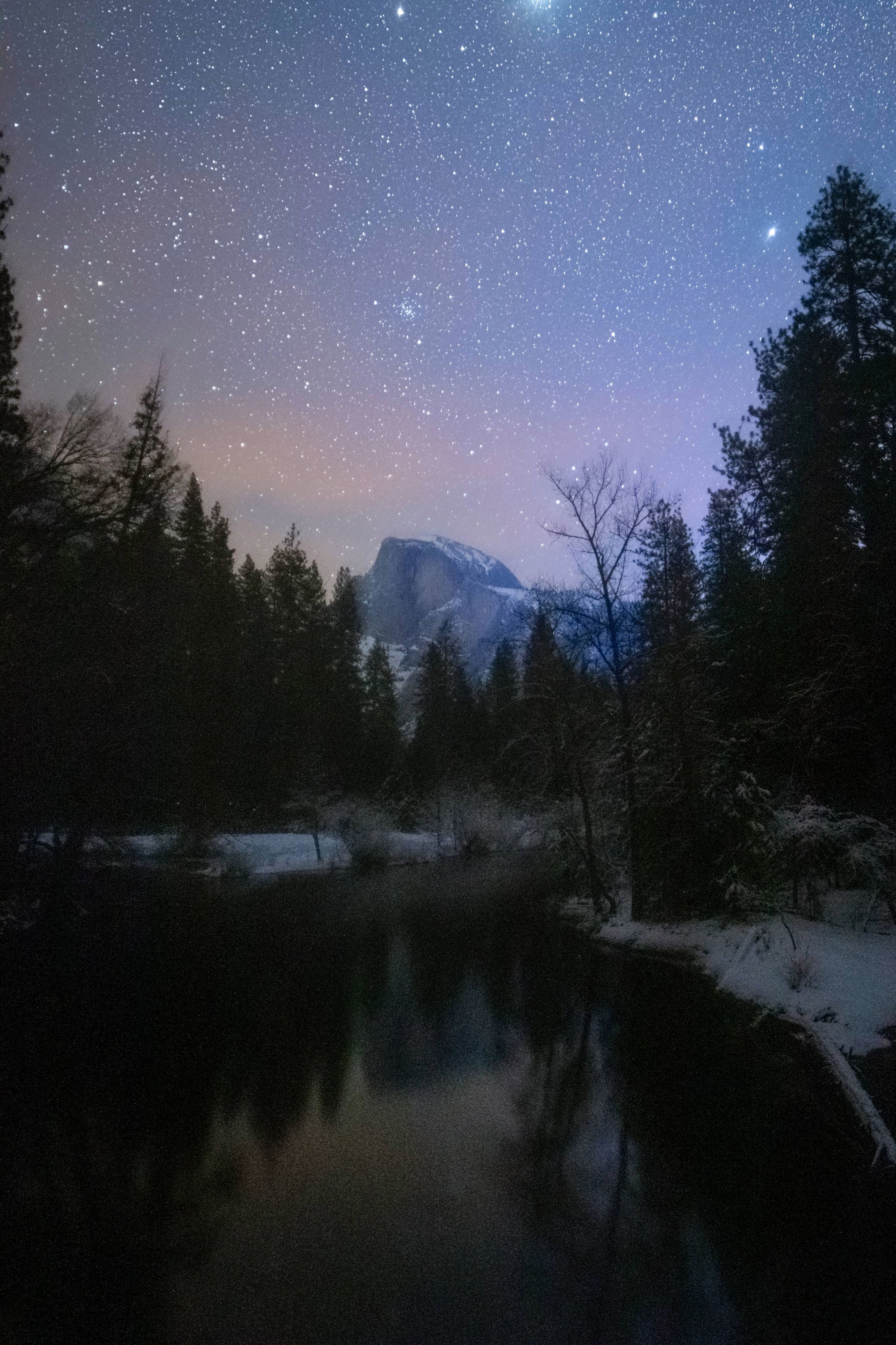 Half Dome Under the Stars